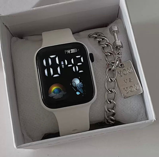 Montre Digitale Élite avec Bracelet "YOU vs YOU"